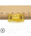 Boucle à clips - Sangle de 10 mm - Jaune transparent