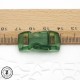 Boucle à clips - Sangle de 10 mm - Rouge transparent