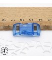 Boucle à clips - Sangle de 10 mm - Bleu clair transparent