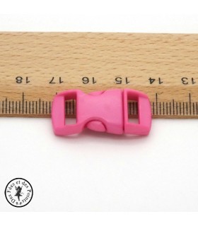 Boucle à clips - Sangle de 10 mm - Rose