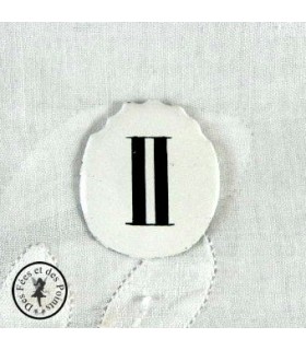 Chiffres d'horloge - Plaque Ovale II