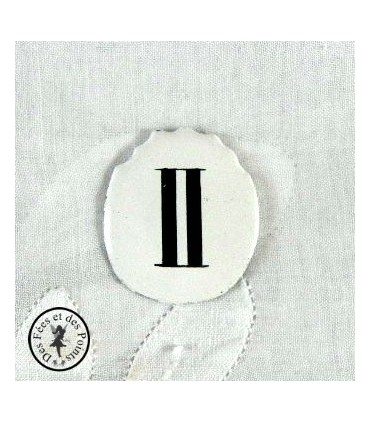 Chiffres d'horloge - Plaque Ovale II