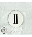 Chiffres d'horloge - Plaque Ovale II