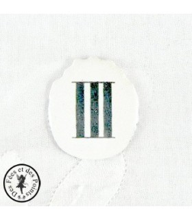 Chiffres d'horloge - Plaque Ovale III