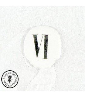 Chiffres d'horloge - Plaque Ovale VI