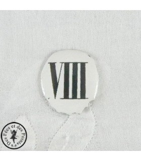 Chiffres d'horloge - Plaque Ovale VIII