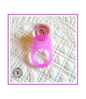 Anneau pour tétine / lolette à bouton Nuk Violine