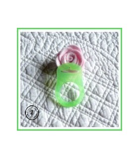 Anneau pour tétine / lolette à bouton Nuk Vert
