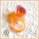 Anneau pour tétine / lolette à bouton Nuk Orange