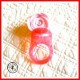 Anneau pour tétine / lolette à bouton Nuk Rouge