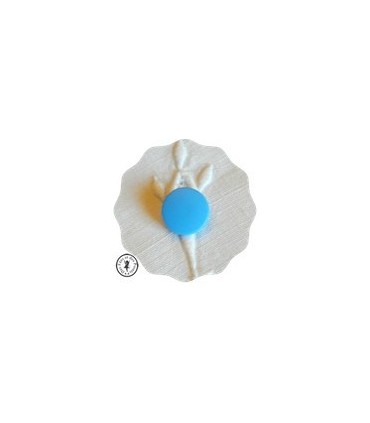 Pressions en résine KAM - Mattes - Bleu Vif