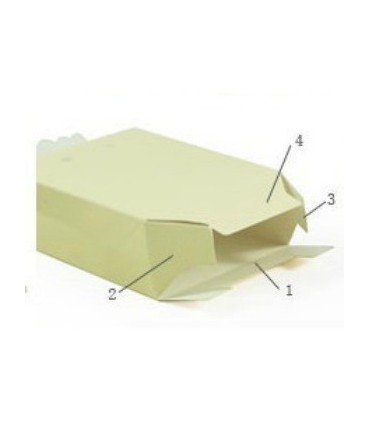 Boite cadeau jaune printanier