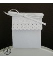 Boite cadeau blanc nacré