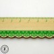 Règle en bois dentelle - Naturel - Décor Vert