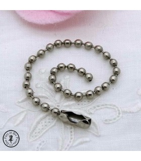 Chaînette boules - Argent