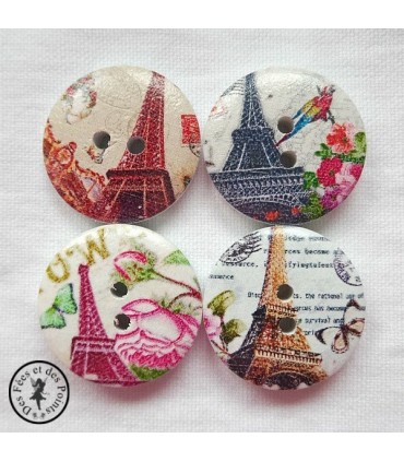 Boutons en bois - Paris 02