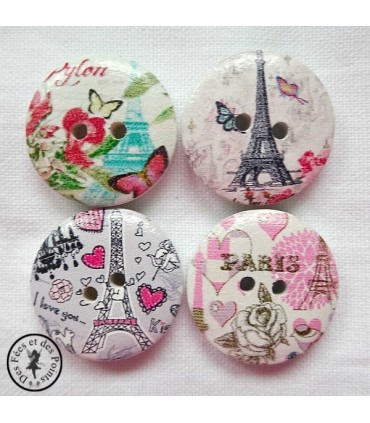 Boutons en bois - Paris 04