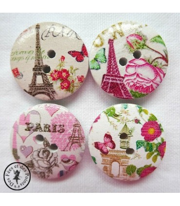 Boutons en bois - Paris 07