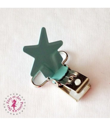 Pince métallique - Etoile - Menthe