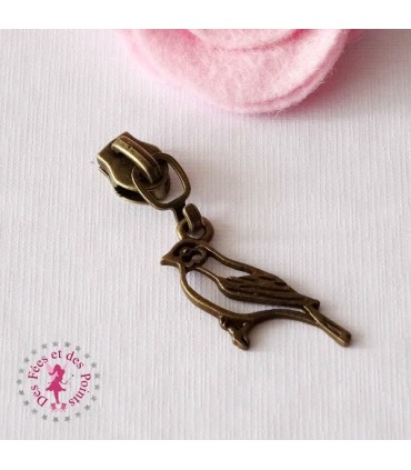 Curseur à crochet - Bronze antique