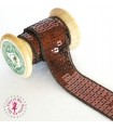 Ruban Sequins - Chocolat - 26 mm