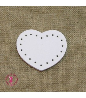 Bloqueurs fermeture éclair - Coeur blanc