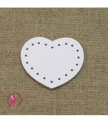 Bloqueurs fermeture éclair - Coeur blanc