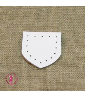 Bloqueurs fermeture éclair - Ecusson blanc