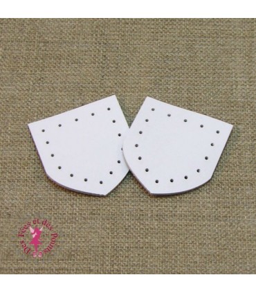 Bloqueurs fermeture éclair - Ecusson blanc