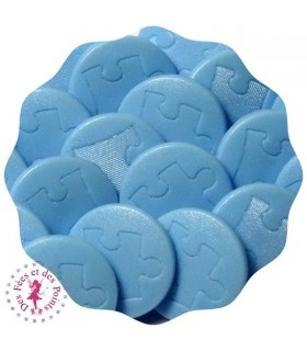 Pressions KAM - Rondes T5 Mat - Puzzle Bleu bébé D301