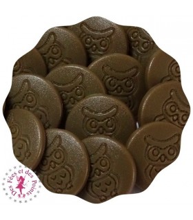 Pressions KAM - Rondes T5 mat - Hibou Bronze D304