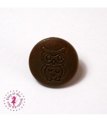 Pressions KAM - Rondes T5 mat - Hibou Bronze D304