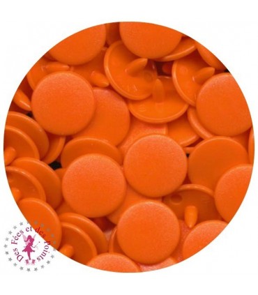 Pressions KAM - Rondes T5 mates - Orange - B55