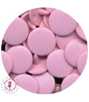 Pressions KAM - Rondes T5 mates - Rose - B57