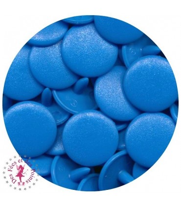 Pressions KAM - Rondes T5 mates - Bleu Vif - B8