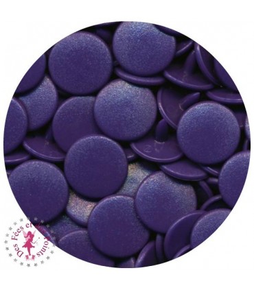Pressions KAM - Rondes T5 mates - Violet - B35