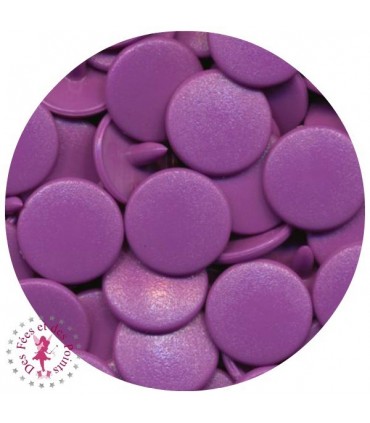 Pressions KAM - Rondes T5 mates - Violine - B41