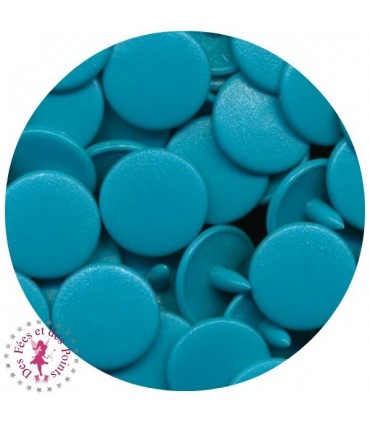 Pressions KAM - Rondes T5 mates - Turquoise - B46