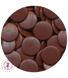 Pressions KAM - Rondes T5 Mates - Chocolat - B26