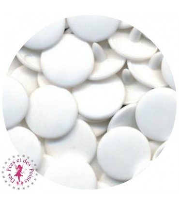 Pressions KAM - Ronde T5 Mates - Blanc - B3