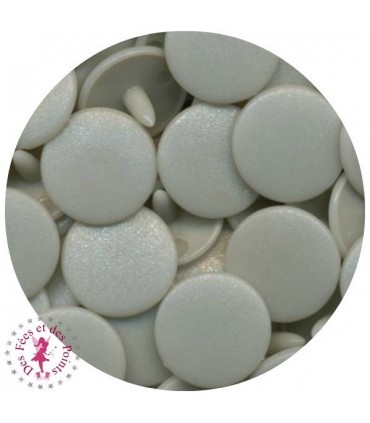 Pressions KAM - Rondes T5 Mates - Gris clair - B24