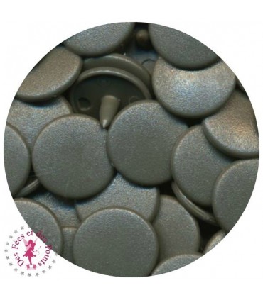 Pressions KAM - Rondes T5 Mates - Gris foncé - B60