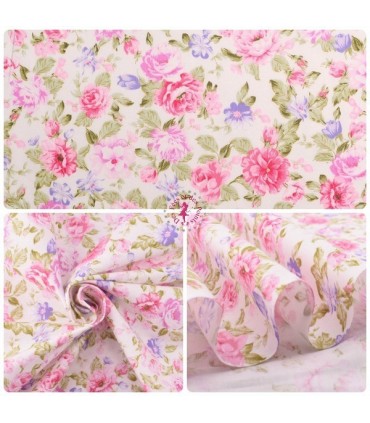 Coupons "Hymne au Printemps" - Coton - 40 x 50 cm - 8 pièces