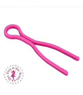 Support à canette rose vif