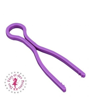 Support à canette violet