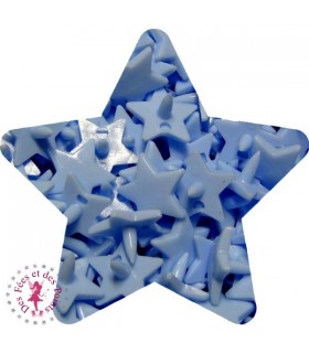Pressions KAM - Etoile - Bleu Bébé - B20