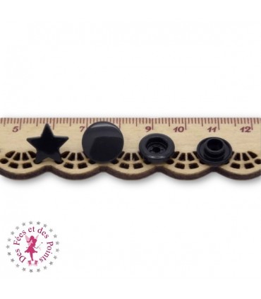 Pressions KAM - Etoile - Noir - B5