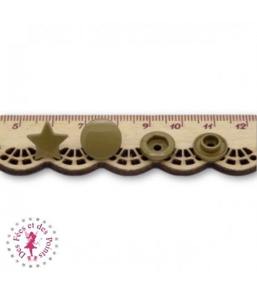 Pressions KAM - Etoile - Bronze Or - B11