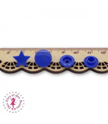 Pressions KAM - Etoile - Bleu Roi - B16