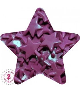 Pressions KAM - Etoile - Aubergine - B34